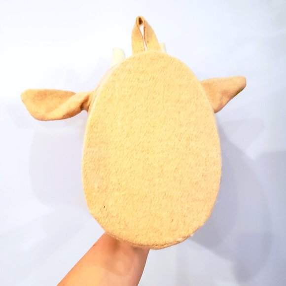 Plush Giraffe Mounted Head Trophy Kid Orange Wall Hanging 2016 Target Pillowfort - Picture 6 of 7